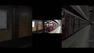 Hankyu 9300 Series departing Karasuma