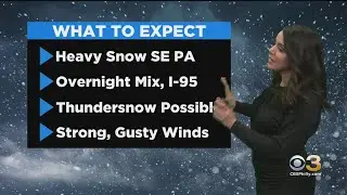 Philadelphia Weather: Biggest Winter Storm In Several Years