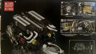Mould King Brick Model Kit | Electric Motor Powered Engine
