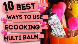 TEN Ways To Use ECOOKING MULTIBALM! Best VEGAN Multi Use Balm EVER?