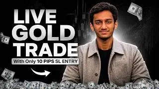 Live Trading XAUUSD GOLD Taking 1 Trade (10 PIPS RISK)