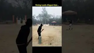 Timing 🥂 vs. Power 💪: Which Batting Style Wins? #Cricket #Shorts