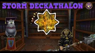 Wizard101 : BEATING STORM DECKATHALON!