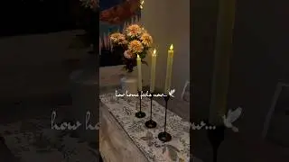 Cozy Night In 🌙 | Dinner Table Setup
