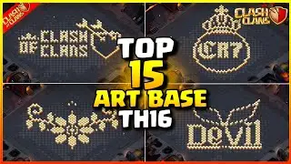 BEST TOP 15 Town Hall 16 (TH16) Progress/Art/Troll/Fun BASE Layout + Link 2024 | Clash of Clans