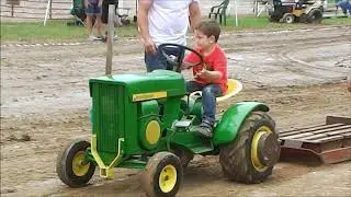 Garden Tractor Deadweight Pull Washington County Fair 2017
