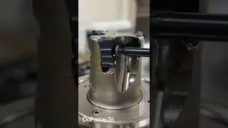 We tried shoulder milling of ap = 11 mm with jagged inserts!  #cnc #machine #cuttingtools