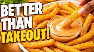 This Air-Fried Chips & Peri Dip Sauce BEATS Takeout | Ready In Just 30 Minutes 