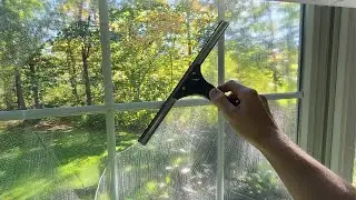 SATISFYING Window Cleaning Technique - S Technique - Squeegee Life