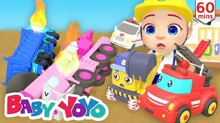 Разнообразные конфеты (Fire Trucks & Rescue Toy Cars) | Детские песенки- Baby yoyo