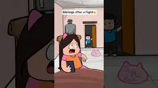Siblings after a Fight 😏| (4K Memes ) #youtubeshorts #ytshorts #shorts #siblings #memes #animation
