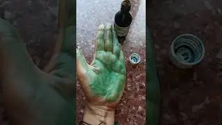 КАК ЗА 1 МИНУТУ ОТМЫТЬ ЗЕЛЕНКУ с любых поверхностях и даже с кожи