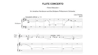 LISA CHENEY | Flute Concerto (2017) LIVE