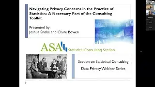 Navigating Privacy Concerns in the Practice of Statistics Webinar