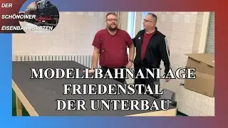 Modelleisenbahnanlage Friedenstal Part 2 Anlagenbau Piko A Gleis H0 der Unterbau