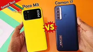 Tecno Camon 17 vs Poco M3 Speed Test Comparison | Phonebolee