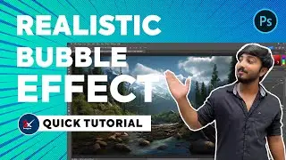 Realistic transparent bubble effect in Photoshop | Bubble Overlay |  Photoshop Tutorial | 2xDesigner