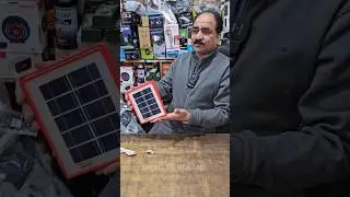 Solar Plate Mobile Charger with LED Light 😱 #shorts
