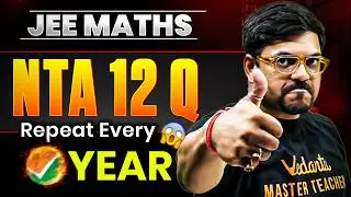 😱NTA Asks these 12 Qs Every Year! JEE Mains 2026 Most Repeated Question | Harsh Sir