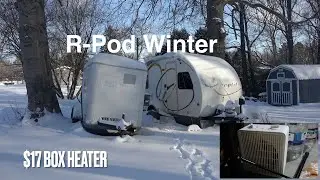 R Pod Winter Snowstorm - Forrest River Camper