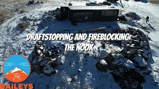 Draftstopping and Fireblocking: Shipping Container Home