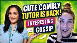 #cambly# Cute cambly tutor is back, an interesting talk.