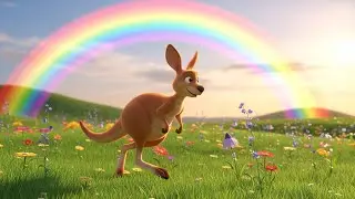 🦘 Jumping Kangaroo Song for Kids | Fun 3D Rhymes & Learning Dance