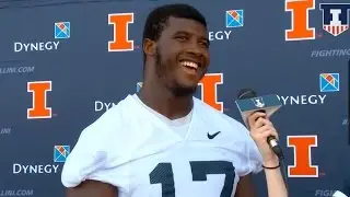 @IlliniFootball DE Jihad Ward Post-Practice Interview 8/7/15