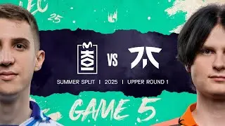 MKOI v FNC | 2025 LEC Summer | Week 5 Day 4 | Movistar KOI vs. Fnatic Game 5