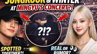 OMG.! Was Jungkook Accompanied by Winter at Mingyu’s Concert? Here’s the “Evidence