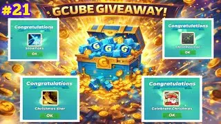 Collecting rewards from bed coin event + GCUBE giveaway [ Noob to pro series part #22 ] #blockman 