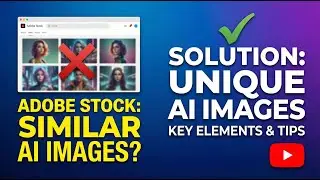 Adobe Stock Similar AI Images Rejection Solution - 100% Working Method