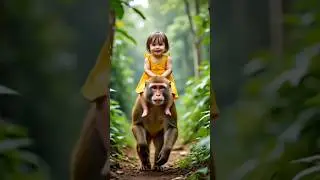 The story of a baby monkey stealing milk from a milk shop # shorts #cartoon