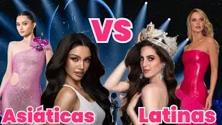 Miss Universo 2025: Asi&aacute;ticas VS Latinas. Que regi&oacute;n va m&aacute;s fuerte? #missuniverse #latina #asian 