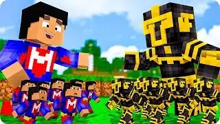SOLDADOS DE MASSI VS SOLDADOS DE ELYAS EN MINECRAFT 😱