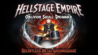 ⚡ Best Music HELLSTAGE EMPIRE 🔥 Oblivion Skull Drummer 🎧 Relentless Metal Groundquake