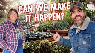Building Our Dream Kitchen Garden!  (Trying To Overcome The Major Issues) Part 1
