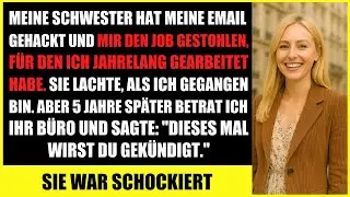 Meine Schwester stahl meinen Traumjob—5 Jahre später war ich ihre Chefin und feuerte sie