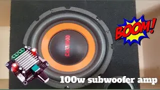 100w class d subwoofer amplifier tpa3116D2 iot audios