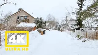 Videowalk before blizzard, Jyv&auml;skyl&auml;