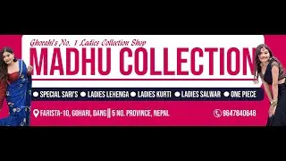 Madhu Collection Flex Light Board Design in Photoshop
