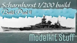 Сборка танка Trumpeter Scharnhorst в масштабе 1/200 с модернизацией MK 1, часть 4, ремастеринг.
