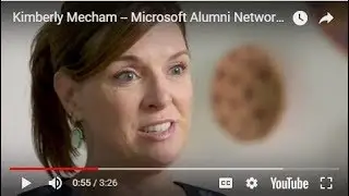 Kimberly Mecham -- Microsoft Alumni Network 2017 Inspired Leader
