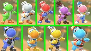 [Mario Kart World] All Costumes for Yoshi