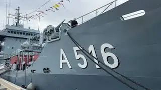 Tender DONAU (A 516) Open Ship Kiel Naval Base June 23, 2023