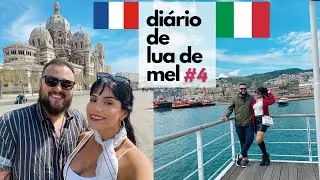TOUR EM MARSELHA E GÊNOVA! Cruzeiro na França e Itália | Diário de Lua de Mel #4