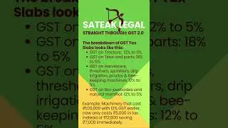 Small farmers are getting a big boost from the latest GST changes  Curious how 1