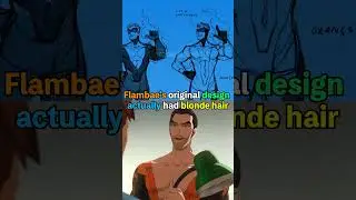 Yes... Flambae's Original Design Had Blonde Hair #dispatch #dispatchgame