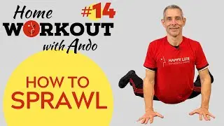 Martial Arts for Beginners - How to Sprawl - Home Workout #14