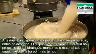 Peneiramento de Resina Utilizando a Peneira Vibrat&oacute;ria Finex 22